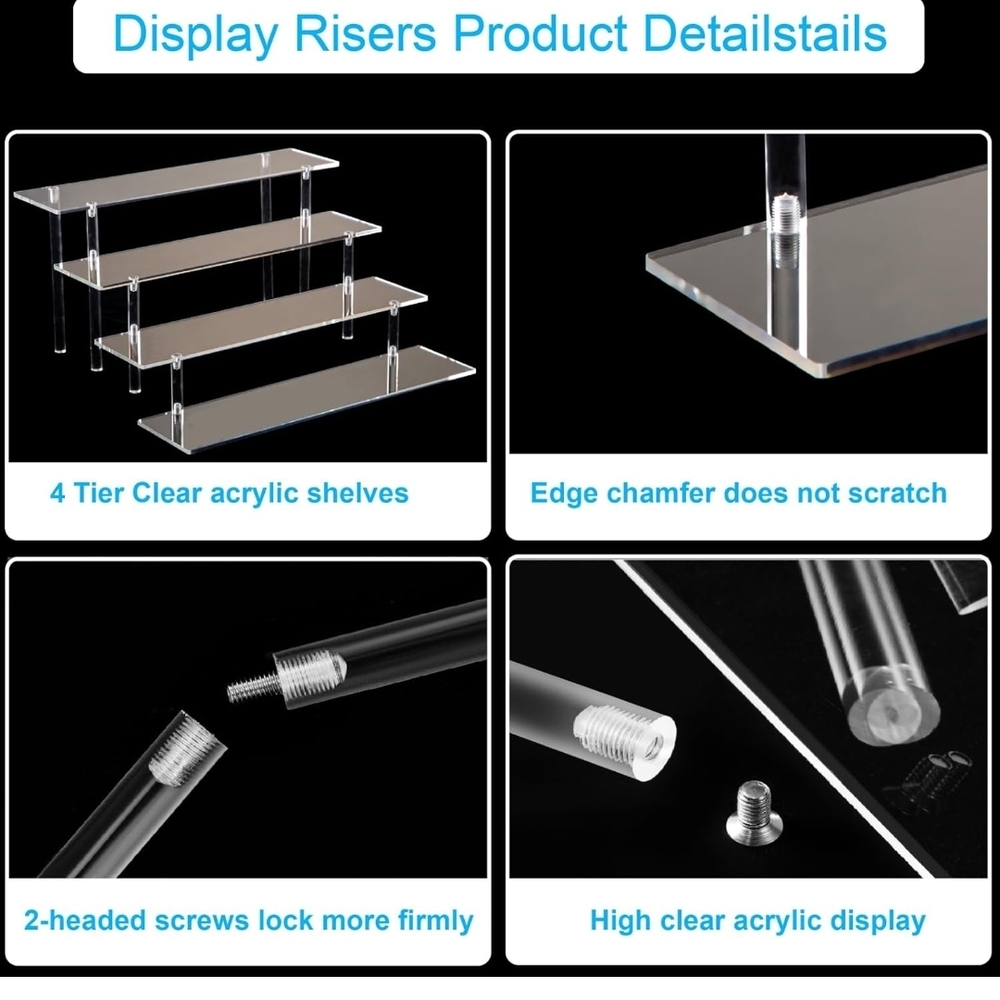 Clear Acrylic Display Risers - Picture 5 of 9